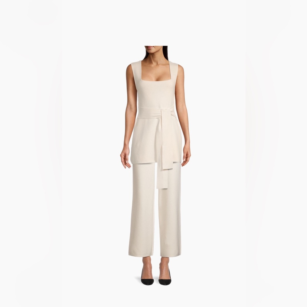 TOCCIN FLORENCE TIE-FRONT TUNIC TOP and MARLA BOOTCUT PANTS